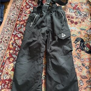 Gerry kid Black Snow Pants with Suspenders